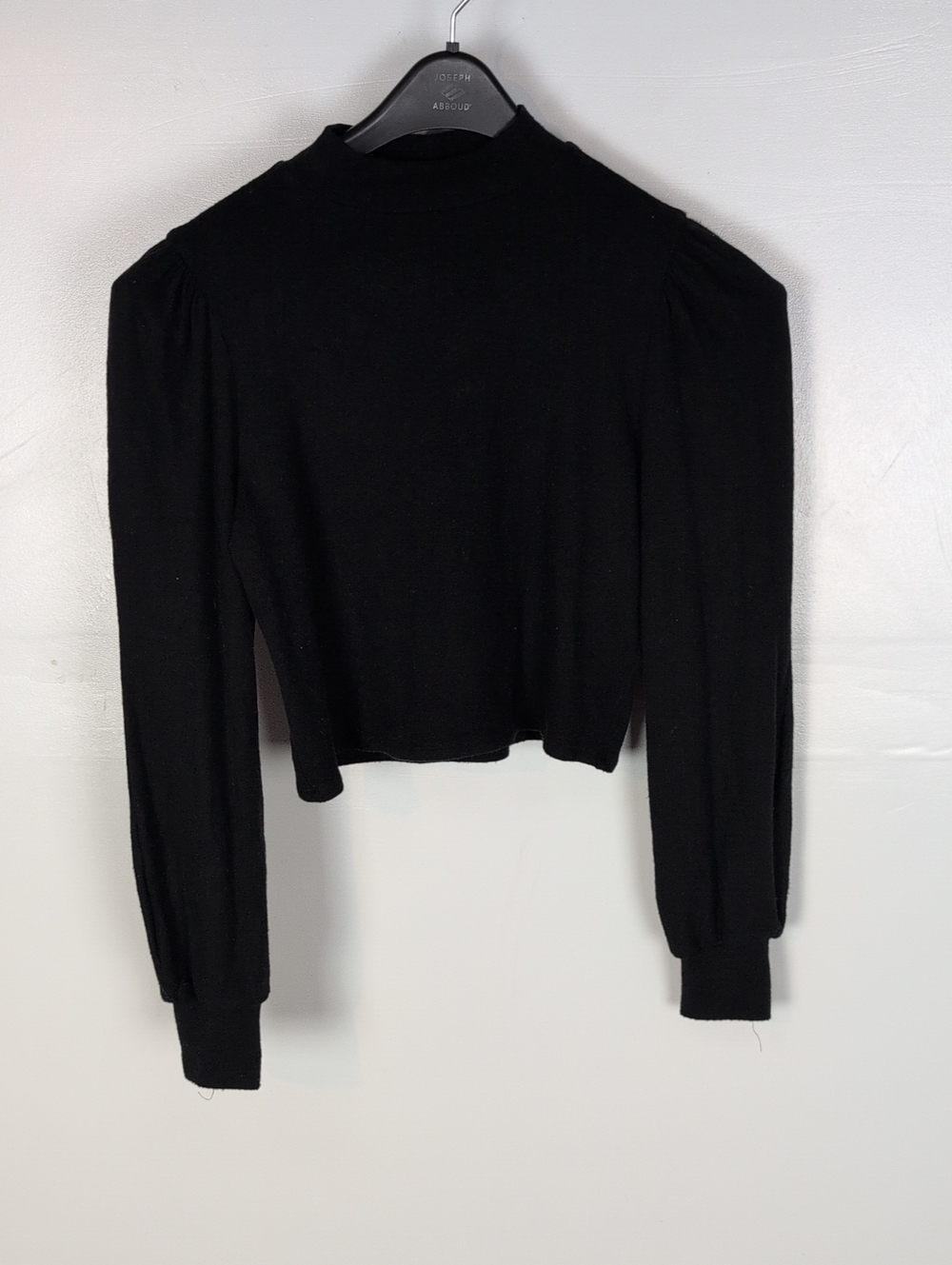 Reformation Cropped Mock Neck Sweater